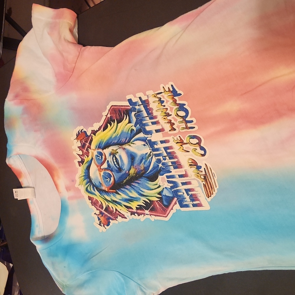 BEETLEJUICE GLITTERY Custom made tye dye shirt. - Picture 3 of 7